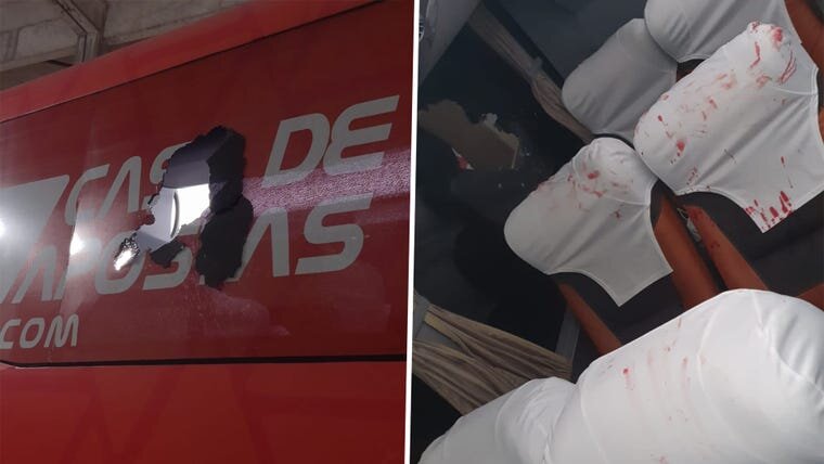 انفجار بمب در اتوبوس تیم مطرح برزیلی