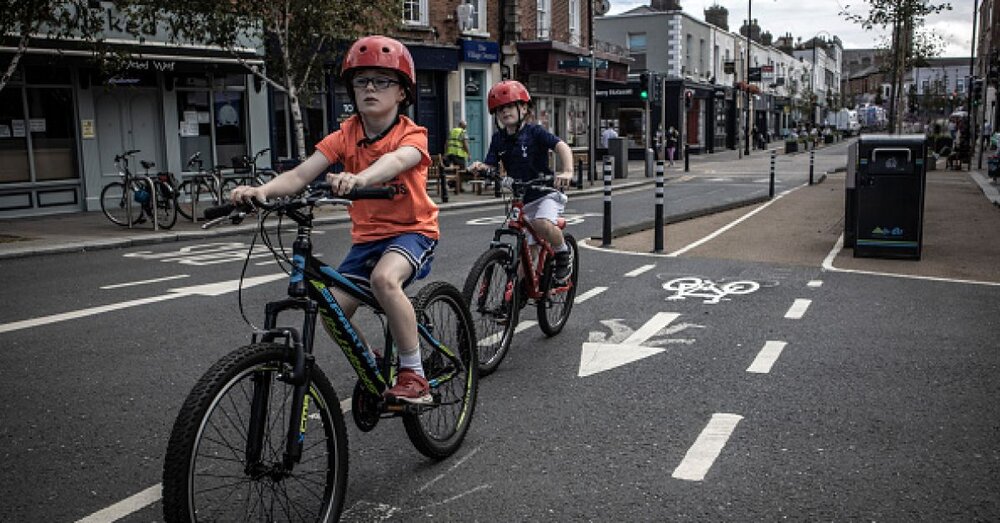 مشارکت کودکان ایرلندی در طراحی خطوط دوچرخه 