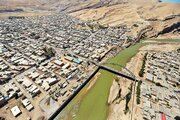 دفع آب‌های سطحی سایت مسکن مهر پلدختر