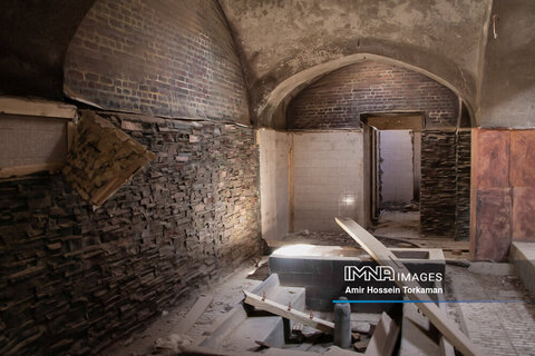 حمام تاریخی فراموش شده شَوَرین همدان
