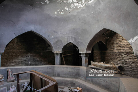 حمام تاریخی فراموش شده شَوَرین همدان