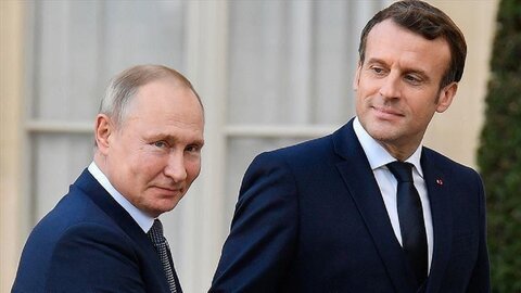مکرون: اوکراین و روسیه باید به میز مذاکره بازگردند