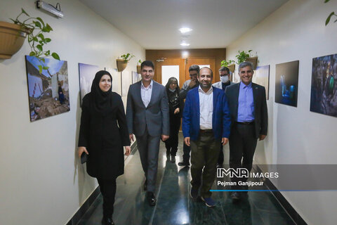 بازدید مدیر عامل نمایشگاه بین المللی اصفهان از ایمنا