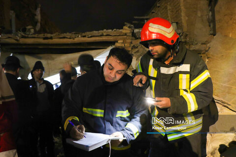 انفجار چند ساختمان در منطقه احمدآباد تبریز