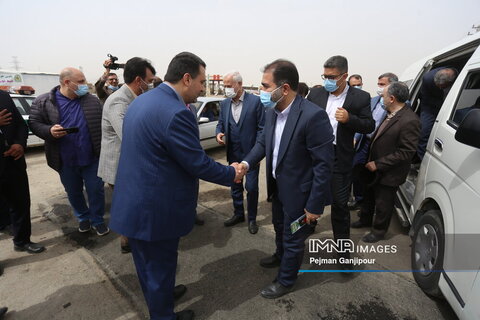 بازدید های اعضای ستاد نوروزی همراه استاندار و شهردار اصفها