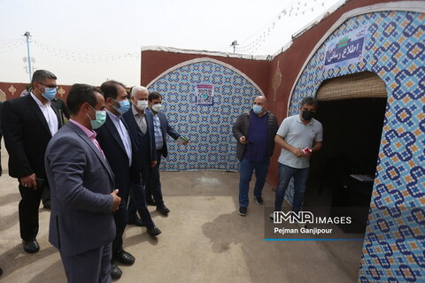 بازدید های اعضای ستاد نوروزی همراه استاندار و شهردار اصفها