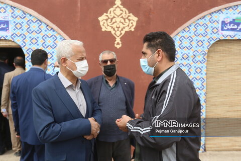 بازدید های اعضای ستاد نوروزی همراه استاندار و شهردار اصفها