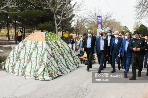 بازدید های اعضای ستاد نوروزی همراه استاندار و شهردار اصفها