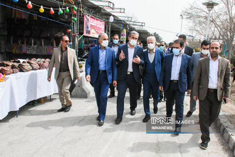 بازدید های اعضای ستاد نوروزی همراه استاندار و شهردار اصفها