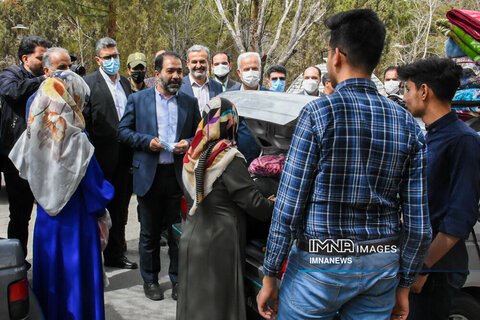 بازدید های اعضای ستاد نوروزی همراه استاندار و شهردار اصفها