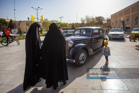 رالی اتومبیل های کلاسیک در اصفهان