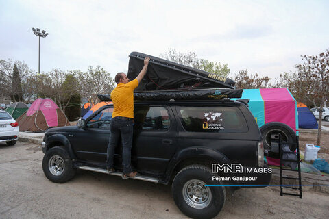 باغ فدک در چهارمین روز تعطیلات نوروزی