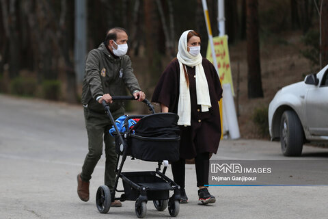 باغ فدک در چهارمین روز تعطیلات نوروزی