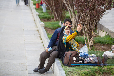 نقش جهان میزبان مسافران نوروزی