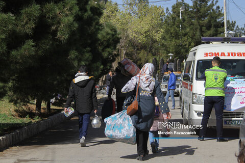 ششمین روز ستاد اسکان موقت باغ فدک