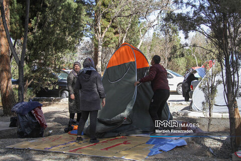 ششمین روز ستاد اسکان موقت باغ فدک
