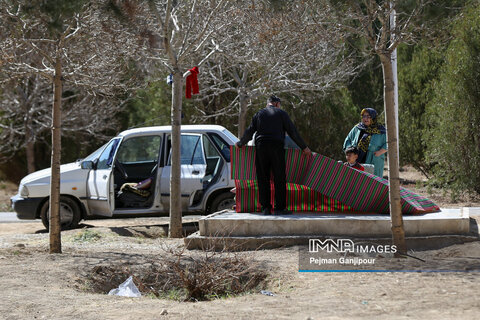 باغ فدک در هشتمین روز بهار