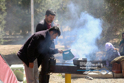 باغ فدک در هشتمین روز بهار