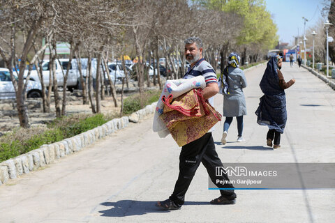 باغ فدک در هشتمین روز بهار