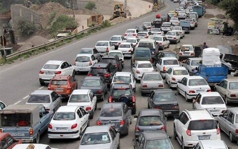 آخرین وضعیت جاده‌های کشور؛ امروز سه‌شنبه ۲۱ فروردین / ترافیک سنگین در چالوس