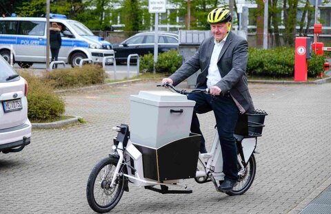 ورود دوچرخه‌های باری الکتریکی به ناوگان خدمات شهری دوسلدورف