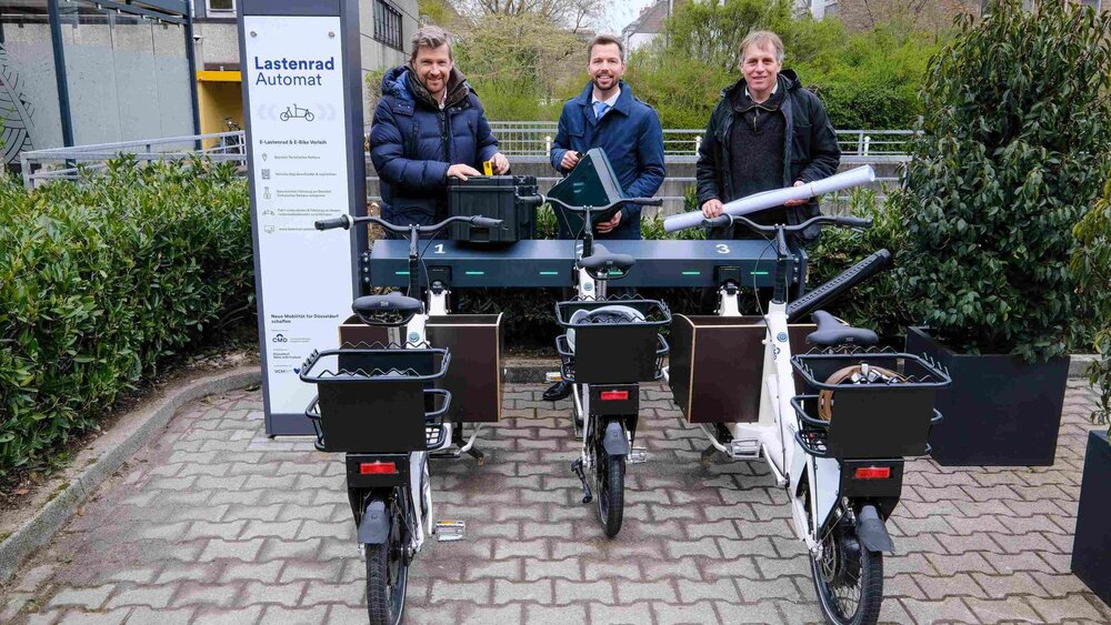 ورود دوچرخه‌های بار الکتریکی به ناوگان خدمات شهری دوسلدورف