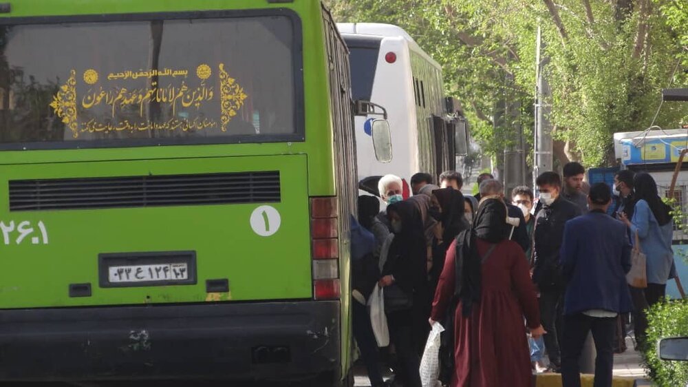 هزینه سفر با اتوبوس در شهر مشهد افزایش یافت
