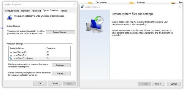 سیستم ریستور (System Restore) در ویندوز + آموزش و فعال سازی