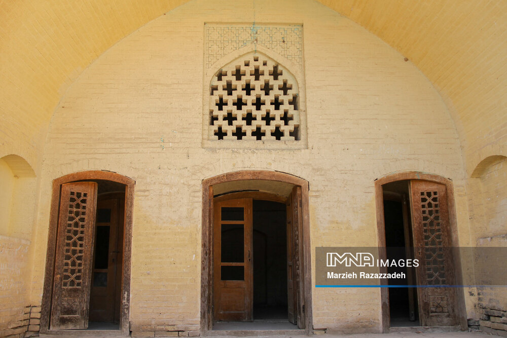 Mahyar Caravanserai; outstanding example of Safavid art