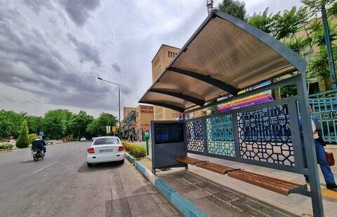 تجهیز و مناسب‌سازی بیش از ۸۰ ایستگاه اتوبوس در منطقه ۷ اصفهان