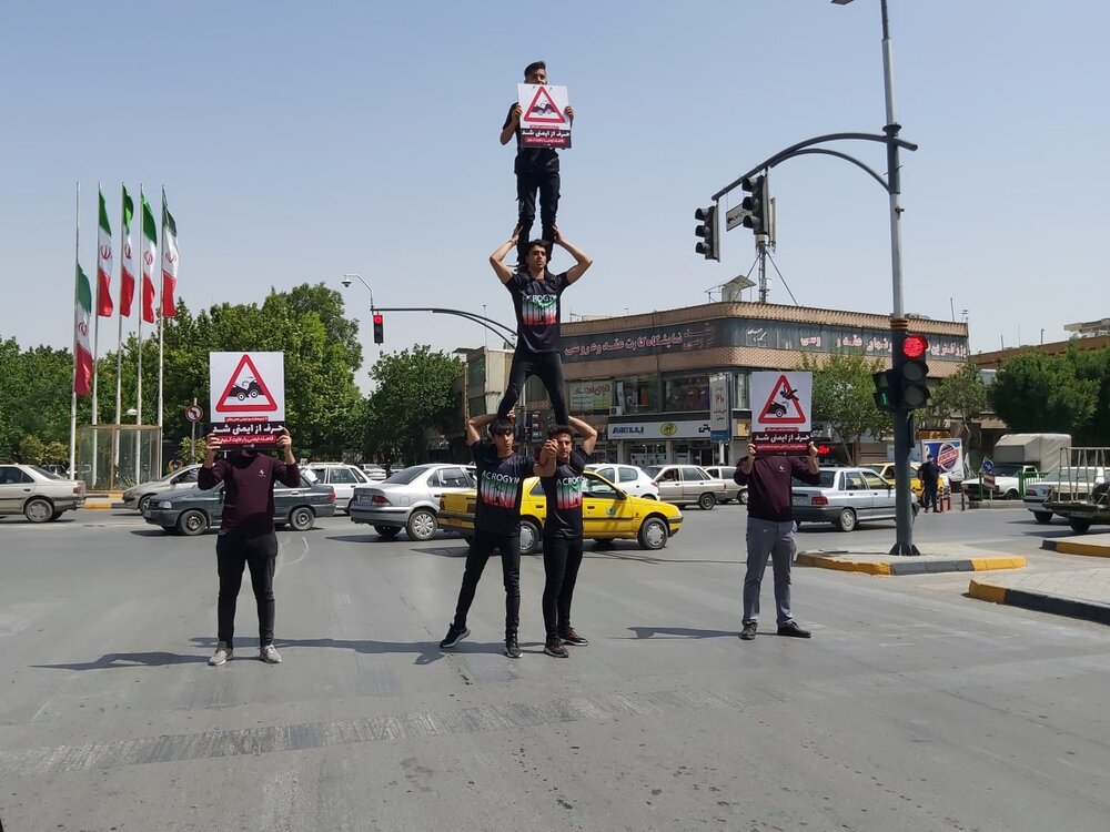 اجرای مانور نمایشی "ایمنی حمل‌ونقل" در اصفهان