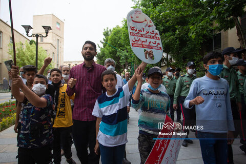 در حاشیه راهپیمائی روز قدس اصفهان