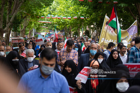 در حاشیه راهپیمائی روز قدس اصفهان