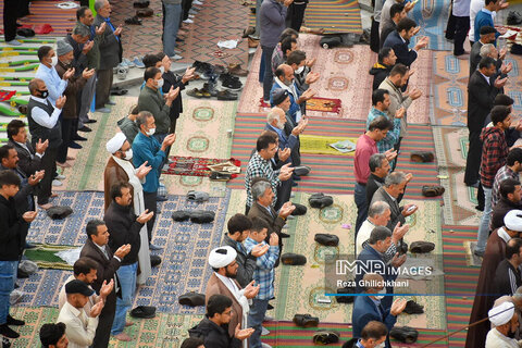 نماز عید فطر در نجف آباد 