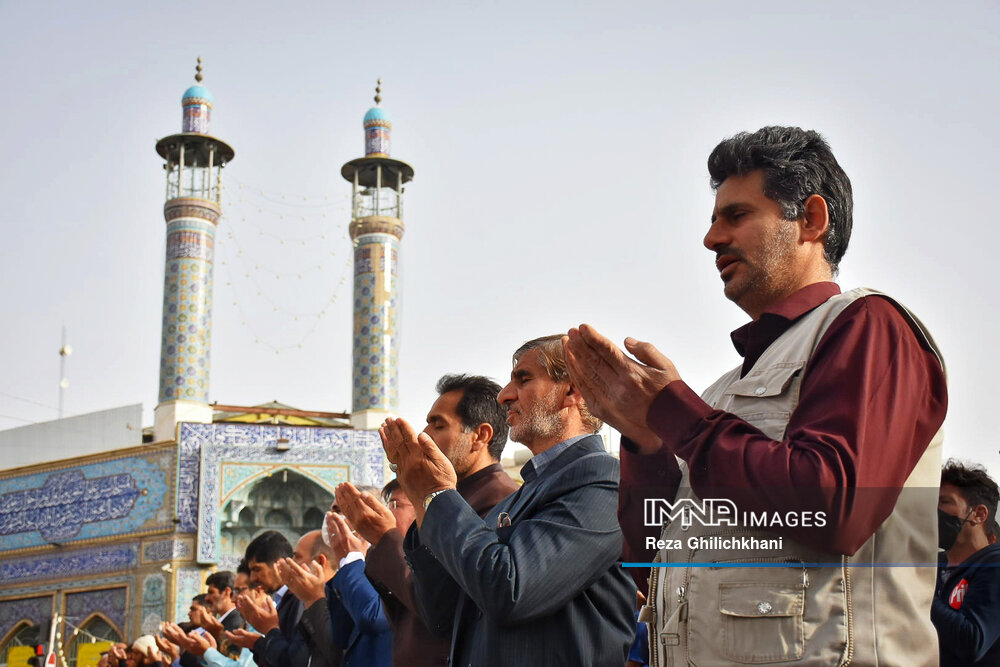 نماز عید فطر در نجف آباد و کرکوند مبارکه