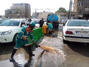 آب‌گرفتگی در ۵۰ نقطه مشهد در پی بارش نزولات آسمانی روز گذشته