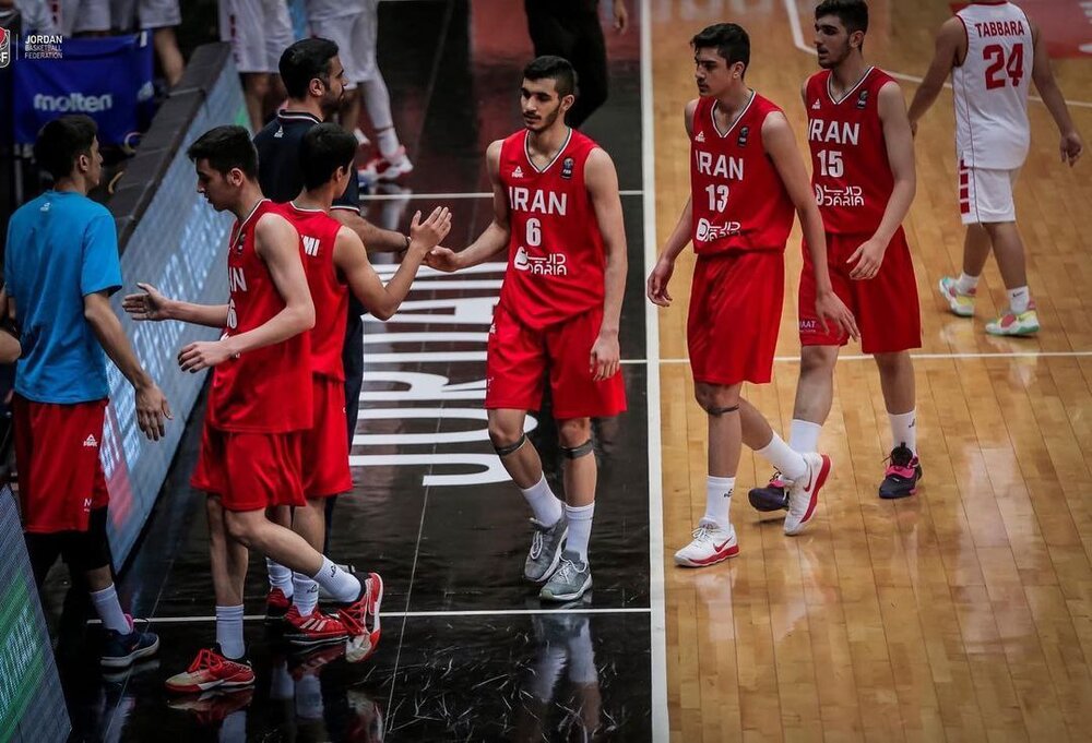 هتریک بسکتبالیست‌های نوجوان ایران در پیروزی