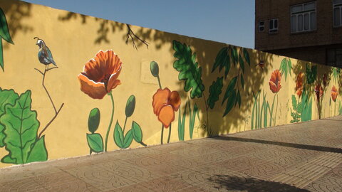 خیابان شهید بهشتی اراک نقاشی دیواری می‌شود