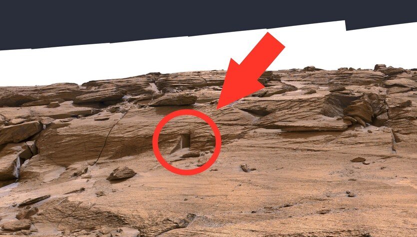 خانه مریخی ها در تصاویر کاوشگر ناسا؟