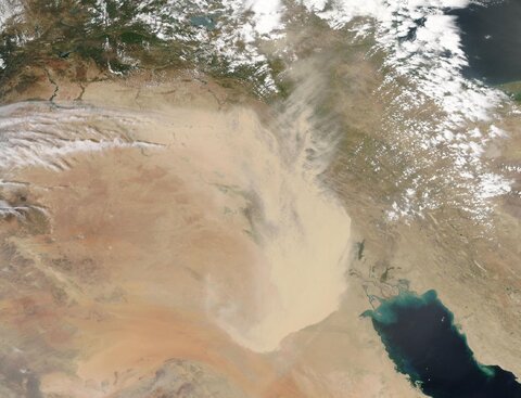 Dust-storms cast dangerous haze over Middle East
