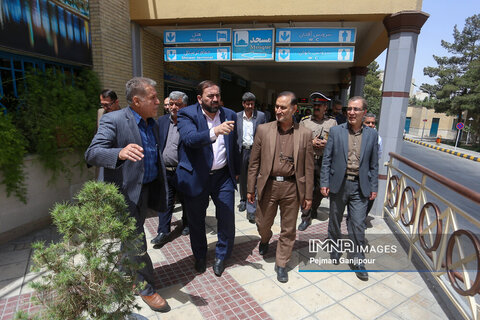 بازدید اعضای شورای شهر اصفهان از پایانه کاوه