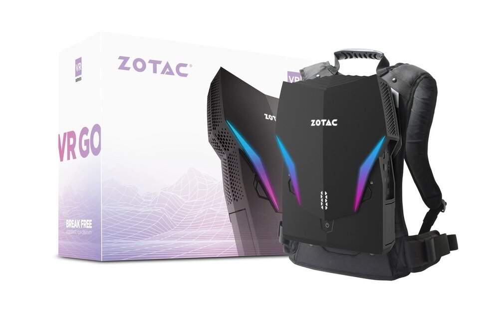 کوله‌پشتی واقعیت مجازی Zotac VR Go 4.0 معرفی شد