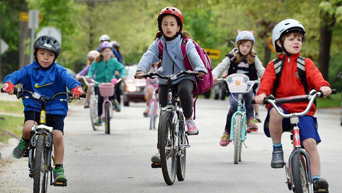 حمایت ‌همه‌جانبه فرانسه از دوچرخه‌سواری کودکان با صدور گواهی‌نامه