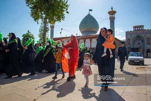 اجتماع بزرگ دختران به مناسبت روز دختر در شیراز و همدان