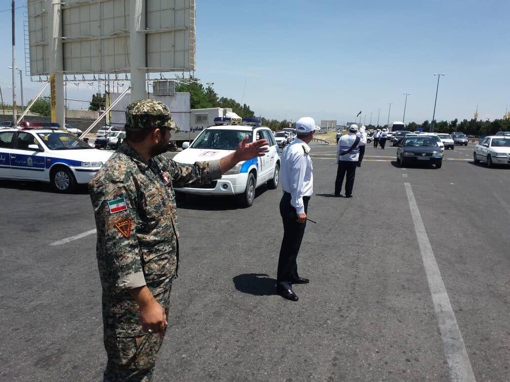 وضعیت ترافیکی معابر منتهی به حرم امام خمینی (ره)