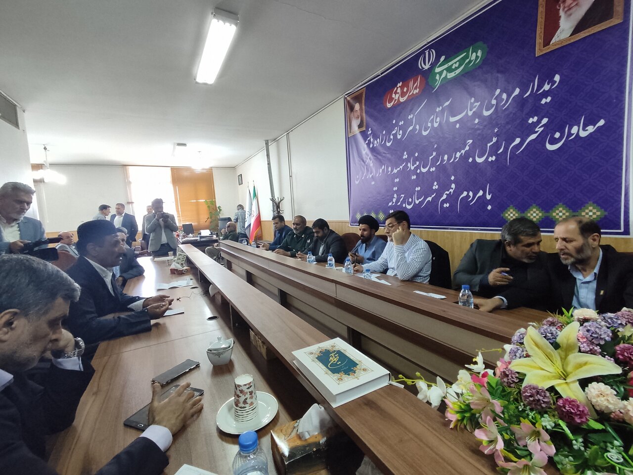 گزارش ایمنا از حضور رئیس بنیاد شهید و امور ایثارگران در نصفجهان