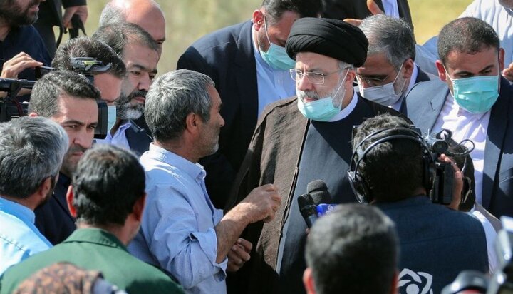 شعار جالب کشاورزان اصفهانی در حضور رئیس جمهور