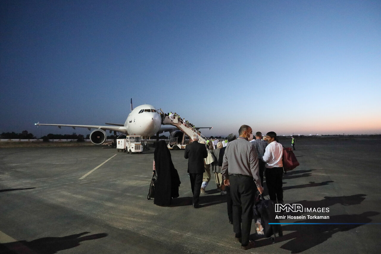 پایان اعزام حجاج از فرودگاه اصفهان