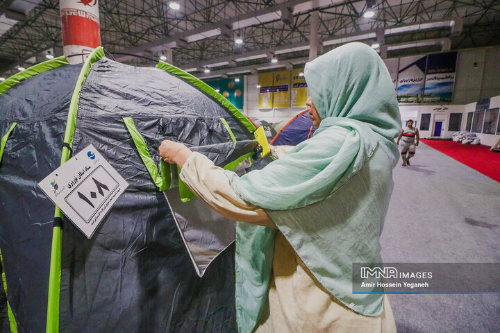 کمپ اسکان اضطراری ستاد بحران در کیش