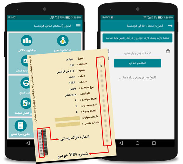 استعلام خلافی ماشین و پرداخت آن در کوتاه‌ترین زمان